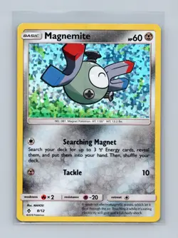 Magnemite 008/012 Holo Promo McDonald's Promos 2018 Pokemon Holo Lightly Played - Image 1