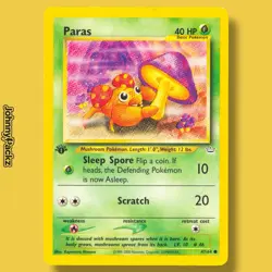 Paras 47/64 - 2001 Neo Revelation 1st Edition - Pokemon Card LP - Image 1