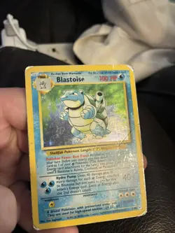 Pokemon Blastoise Base Set 2/102 heavy played - Image 1