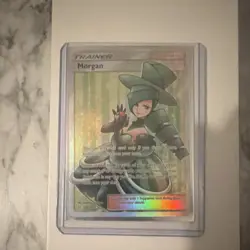 Pokemon Morgan Ultra Rare Full Art Holo Trainer SM-Team Up 178/181 Card - Image 1