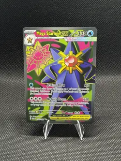 Mega Starmie EX 102/088 Full Art Ultra Rare Pokemon TCG: Perfect Order - Image 1