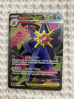 Pokemon Perfect Order Mega Starmie EX 102/088 Full Art Ultra Rare NM - Image 1