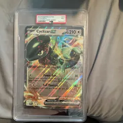 Pokemon Cyclizar EX Jumbo Promo Holo 018 SVP Scarlet & Violet 210 HP PSA 9 - Image 1