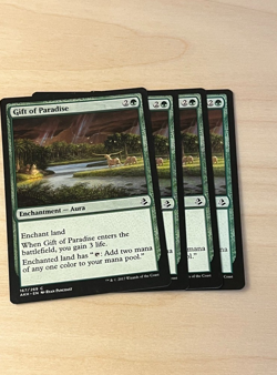 MTG - Gift of Paradise - Amonkhet #167 - Playset (X4) - Image 1