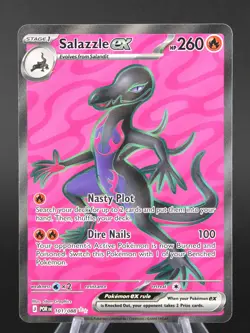 Pokemon TCG Salazzle Ex Ultra Rare Full Art Perfect Order 101/088 - Image 1