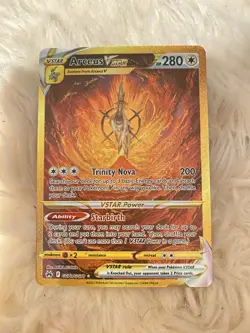 Pokemon Arceus VSTAR GG70/GG70 Crown Zenith Galarian Gallery Secret Rare Holo - Image 1