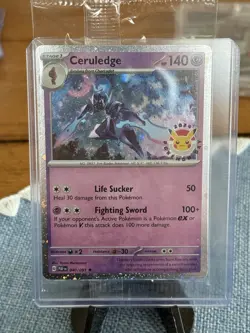 Ceruledge 040/091 Pokemon Day 2024 STAMPED Promo SEALED - Image 1