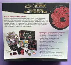 Pokemon Center Exclusive SWSH Lost Origin Elite Trainer Box SEALED PC ETB - Image 2