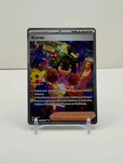 Pokemon TCG Kieran 218/167 Sv06 Special Illustration Rare Holo Trainer - Image 1