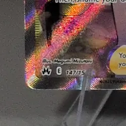 ✨Pokemon Elesa's Sparkle 147/159 Fusion Strike Ultra Rare Full Art Holo Trainer - Image 5