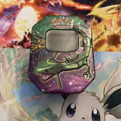Pokemon TCG 2012 Rayquaza Legendary EX Collectors Tin *EMPTY* - Image 1