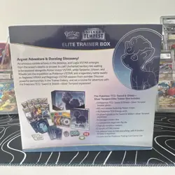 Pokemon Sword & Shield Silver Tempest Elite Trainer Box Alolan Vulpix 2022 - Image 2