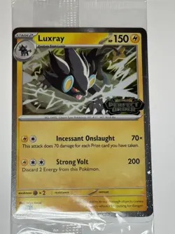 Pokemon Luxray 028/088 Perfect Order Best Buy Stamped Promo Sealed NM Mint - Image 1