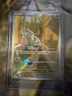 Pokemon TCG Mimikyu Scarlet & Violet Paldea Evolved SVP 075 Holo Promo SEALED - Image 1