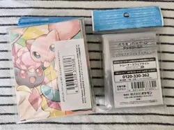 Mew Manaphy Diance Sleeves & Deck Box From Pokemon Center Japan US Seller - Image 2