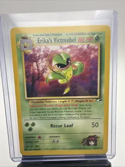 Pokemon TCG Erika's Victreebel Gym Heroes 26/132 Unlimited Rare LP - Image 1