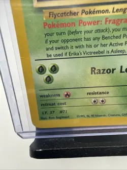Pokemon TCG Erika's Victreebel Gym Heroes 26/132 Unlimited Rare LP - Image 5