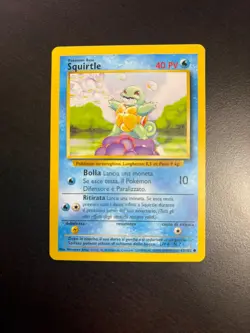 Pokemon TCG Squirtle Base Set 63/102 Regular Unlimited Common Italian - Image 1