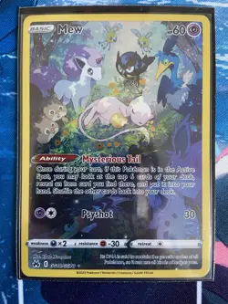 Pokemon Mew GG10/GG70 Ultra Rare Holo Crown Zenith Galarian Gallery Ability - Image 1