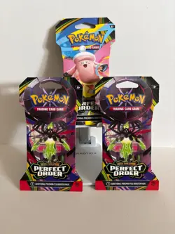 3 Pokemon Perfect Evolution blister packs all 3 - Image 1
