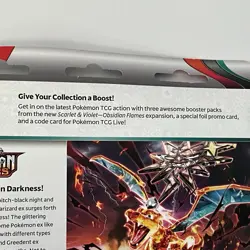 Pokemon Obsidian Flames 3-pack Blister (Houndstone) SV03 *New Sealed* Free Ship - Image 4
