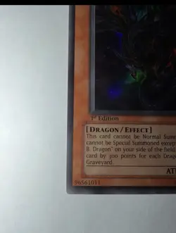 Yu-Gi-Oh Red-Eyes Darkness Dragon SD1-EN001 Ultra Rare 1st Edition - Image 2