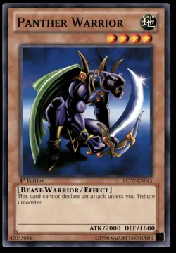Panther Warrior LCJW-EN043 Common / Short Print Yu-Gi-Oh 1st Edition Near Mint - Image 1