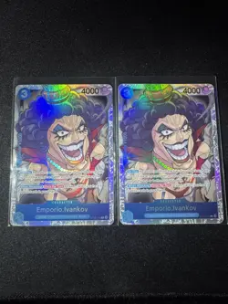 🏴‍☠2x Emporio.Ivankov • ST12-010 SR Starter Deck 12 Holo One Piece TCG NM🏴‍☠ - Image 1