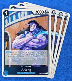 4x Arlong OP14-042 R | Playset | The Azure Sea's Seven | One Piece TCG | EN - Image 1