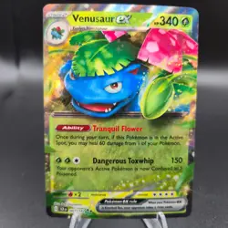 Venusaur EX Double Rare 001/142 Pokemon Card - SV07: Stellar Crown - NM - Image 1