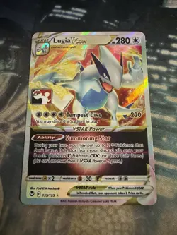 Lugia VSTAR Ultra Rare Prize Pack Series Cards 139/195 NM - Image 1
