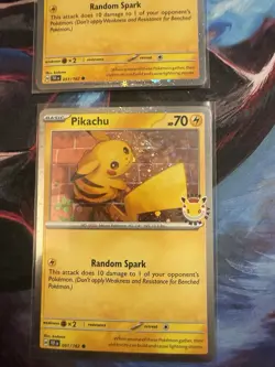 Pikachu Pokemon Day 2026 Lot of 2 with Swirl Promo Card - Image 3