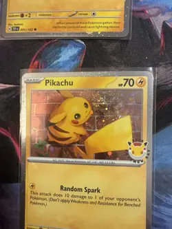 Pikachu Pokemon Day 2026 Lot of 2 with Swirl Promo Card - Image 4