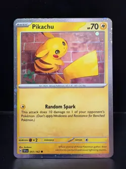 Pikachu - 051/162 (Cosmo Holo) Holofoil Miscellaneous Cards & Products Promo - Image 1