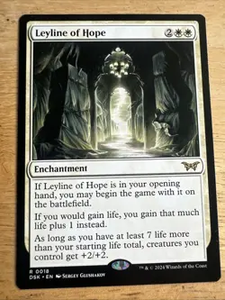x1 Leyline of Hope DSK Duskmourn MTG 18 RARE M/NM 1x - Image 1