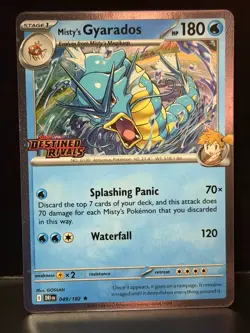 Misty's Gyarados (Prerelease) 049/182 Holofoil Miscellaneous Cards & Products - Image 1