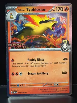 Ethan's Typhlosion (Prerelease) 034/182 Holofoil Miscellaneous Cards & Products - Image 1