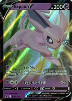 Pokemon TCG Espeon V - SWSH201 SWSH201 Holofoil SWSH: Sword & Shield Promo Cards - Image 1