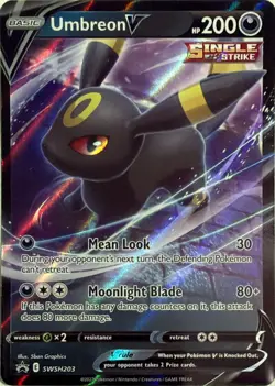 Pokemon TCG Umbreon V - SWSH203 Holofoil SWSH: Sword & Shield Promo Cards Promo - Image 1