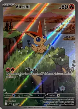 Pokemon TCG Victini - 208 Holofoil SV: Scarlet & Violet Promo Cards Promo - Image 1