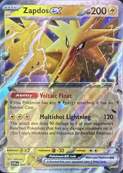 Pokemon TCG Zapdos ex - 049 SV: Scarlet & Violet Promo Cards Promo - Image 1