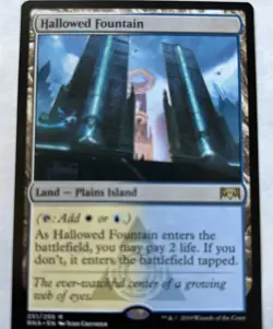 Hallowed Fountain Ravnica Allegiance Land Rare MTG Magic the Gathering - Image 1