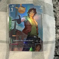 Bandai Gundam TCG Newtype Challenge Lockon Stratos (Neil) Pilot Card ST07-011 - Image 1