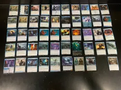 229 RARE Blue/Island Magic the Gathering MTG Cards w/ Clone Legion Mythic RARE! - Image 4