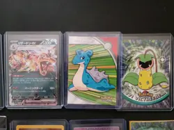 Pokemon trading card lot Green back Charizard 115/190 victreebell lapras - Image 3