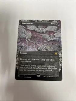 Damnation Borderless Nonfoil Double Masters 2022 Card #353 MTG LP - Image 1