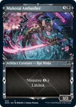 Mukotai Ambusher (Showcase) -Foil Near Mint MTG Kamigawa: Neon Dynasty - Image 1