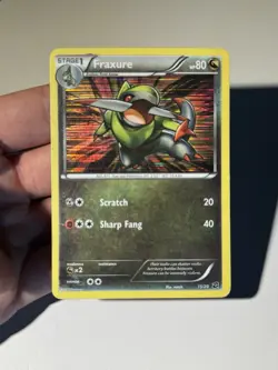Fraxure 15/20- MP-Dragon Vault Black & White- Holo- Pokemon - Image 3