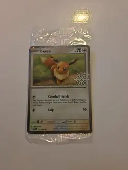 Eevee 133/165 Pokemon Holiday Calendar 2025 Festive Stamp Snowflake Sealed - Image 1