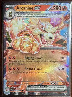 Pokemon TCG - Arcanine EX Double Rare Holo - 032/198 - Scarlet & Violet Base - Image 1